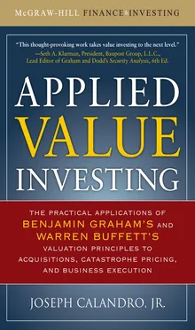 Applied Value Investing: The Practical Application of Benjamin Graham and Warren Buffett's Valuation Principles to Acquisitions, Catastrophe Pricing and ... Execution (McGraw-Hill Finance & Investing)